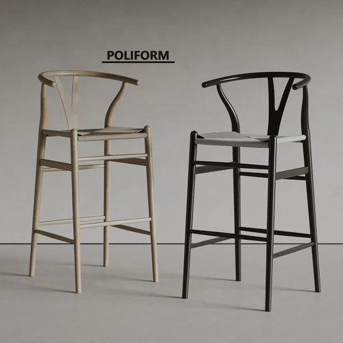 poliform侘寂风吧椅