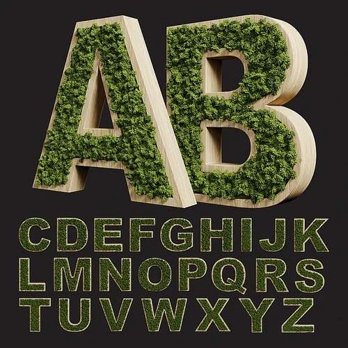 字母装饰