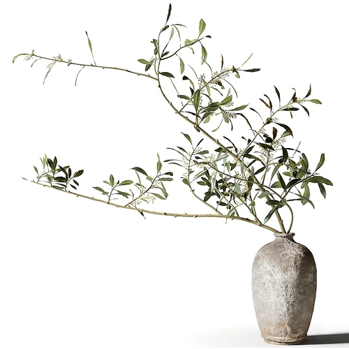 现代侘寂风花瓶花艺饰品摆件