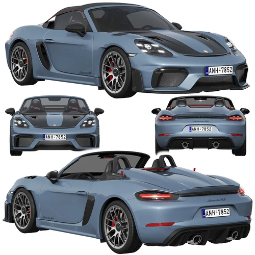 保时捷汽车敞篷跑车 Porsche 718 Spyder RS 2024