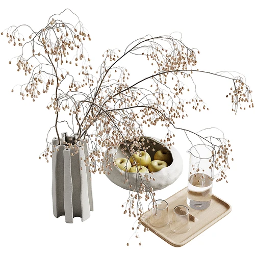 现代装饰品 摆件 花瓶 果盘