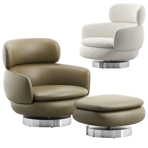 minotti 现代单人沙发