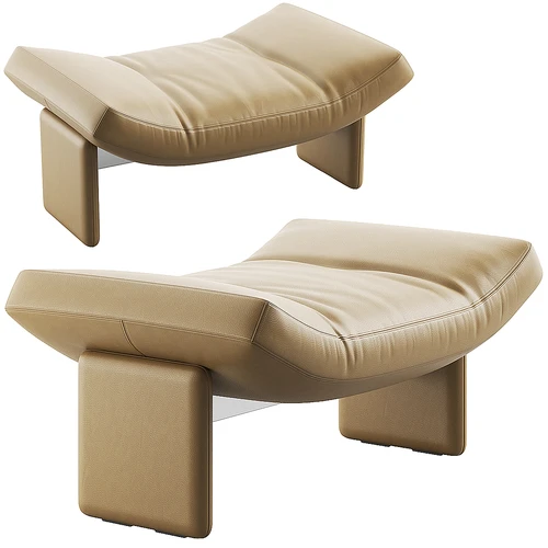 Minotti emmi 现代凳子脚踏脚蹬
