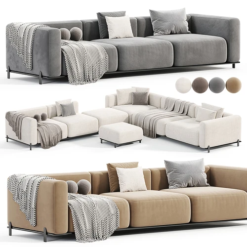 Minotti 现代多人沙发