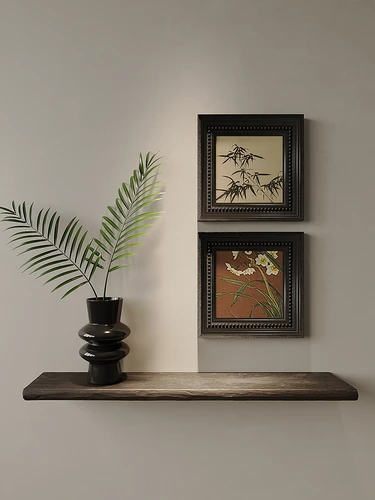 中古花瓶装饰画组合