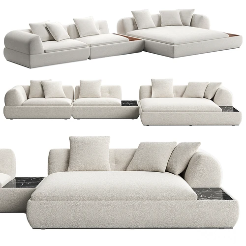 Minotti 现代多人转角沙发