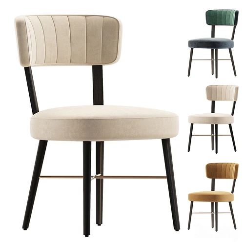 Archiproducts 现代实木布艺餐椅