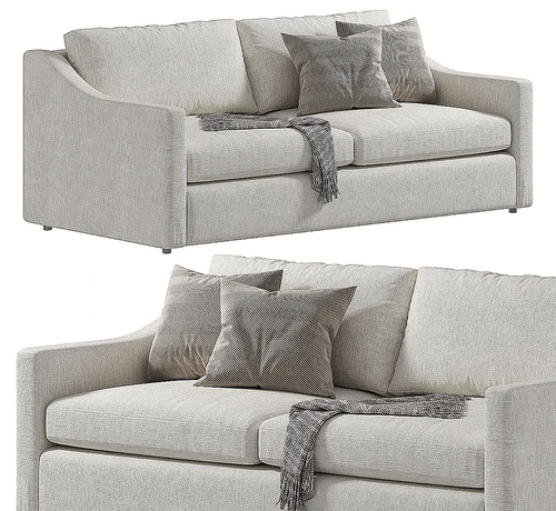Arhaus 现代双人沙发