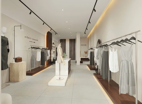 现代简约服装店