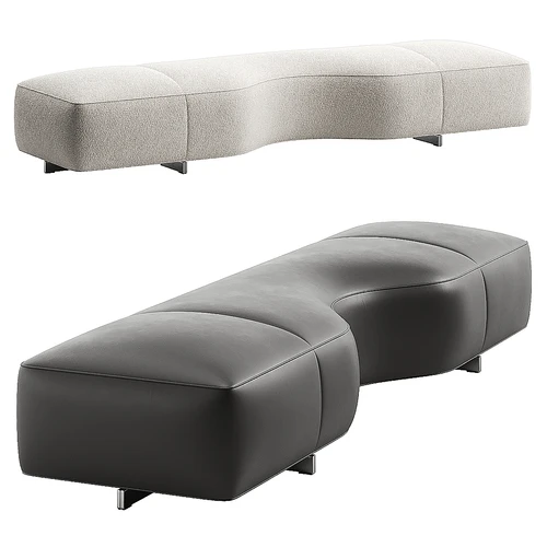 Minotti 现代沙发凳