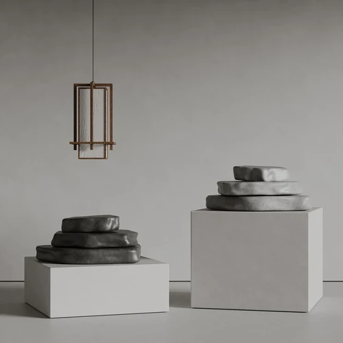 vitra 现代石头雕塑