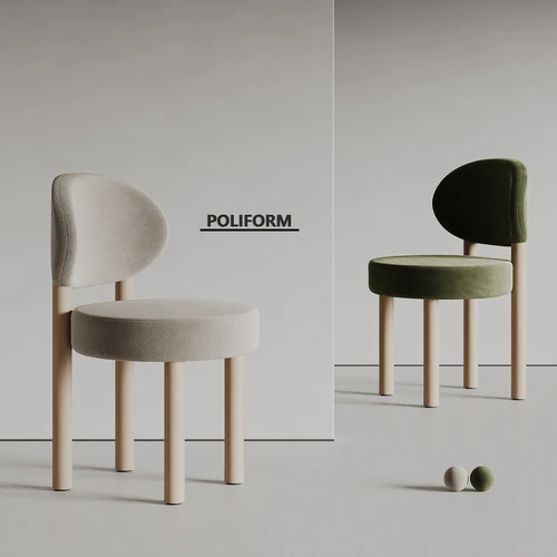 poliform现代餐椅