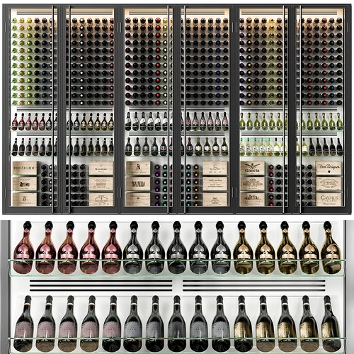 现代酒柜红酒陈列柜