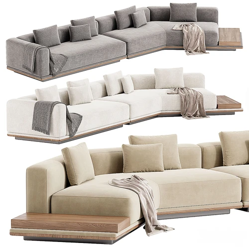 Minotti 现代布艺多人沙发