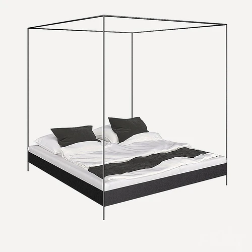 ETON BED 现代简约布艺双人床