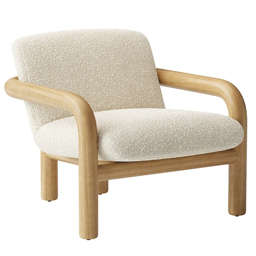 Westelm 现代布艺休闲椅