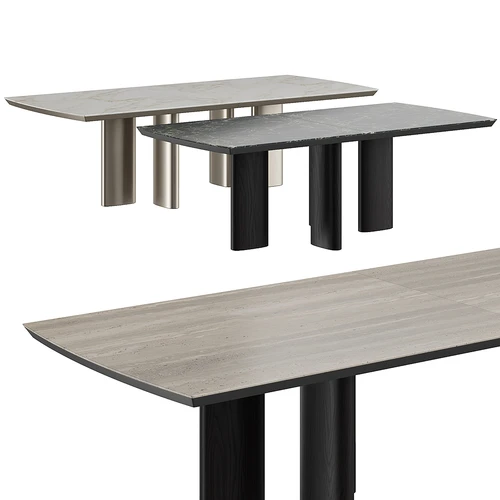 Poliform 现代实木餐桌