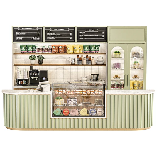 现代甜品展柜