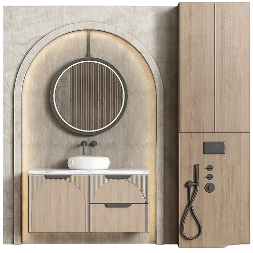 现代简约风格浴室家具 003