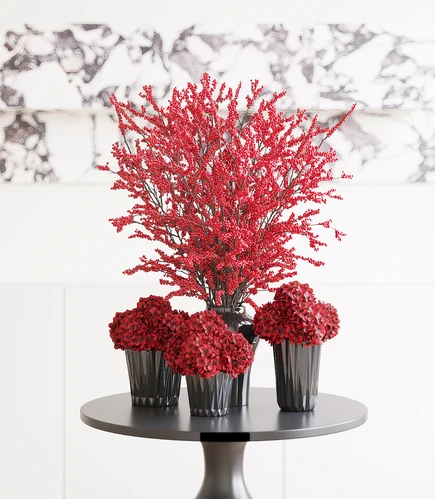 花瓶花卉
