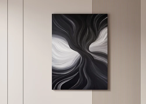 现代简约黑白挂画
