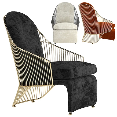 Minotti colette 扶手椅