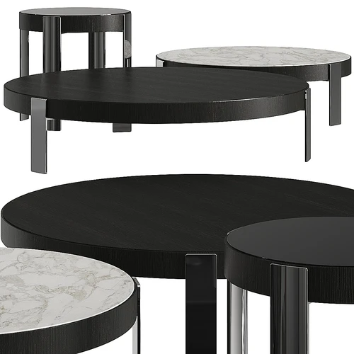 Minotti Mattia 圆形咖啡桌