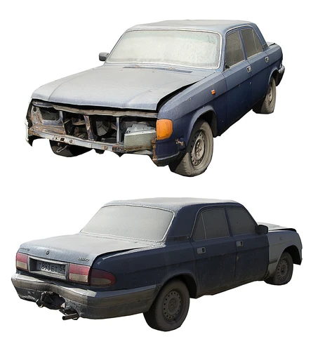 Volga 3110 废旧汽车