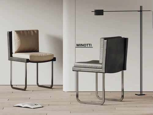 minotti现代餐椅