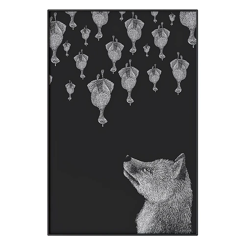 现代动物挂画幻想的小狗