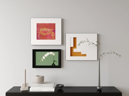 现代中古侘寂组合装饰画