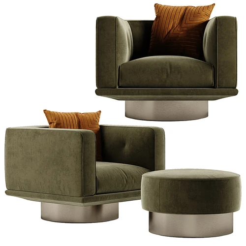 Minotti 现代单人沙发
