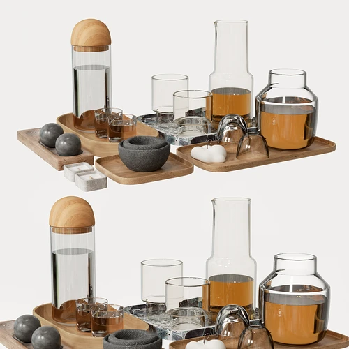 现代玻璃茶杯
