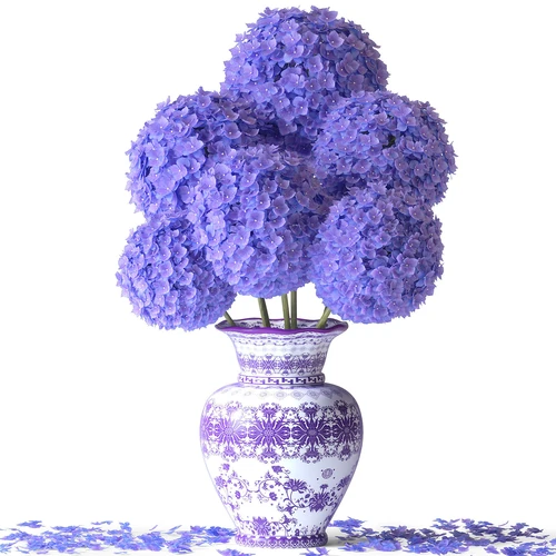 鲜花陶瓷