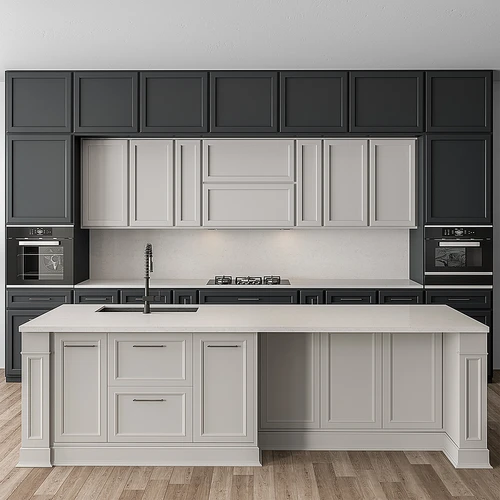 Kitchen NeoClassic – 海军蓝和白套装 65