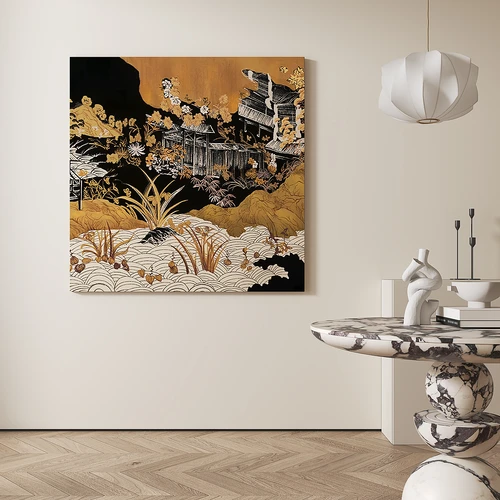 侘寂风抽象装饰画