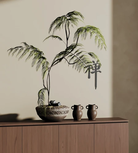 中古风花瓶花艺