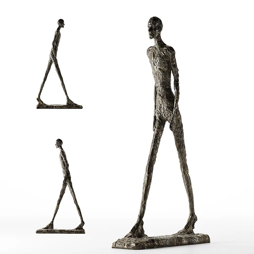 阿尔贝托·贾科梅蒂（Alberto Giacometti），《行尸走肉I》