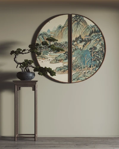 新中式装饰画挂画