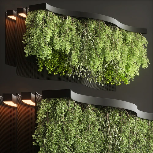 现代植物吊灯