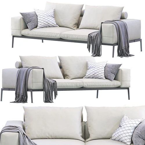Flexform 现代双人沙发