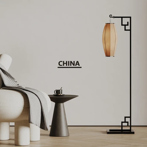 新中式落地灯