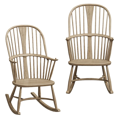 Chairmakers 现代实木孔雀摇摇椅