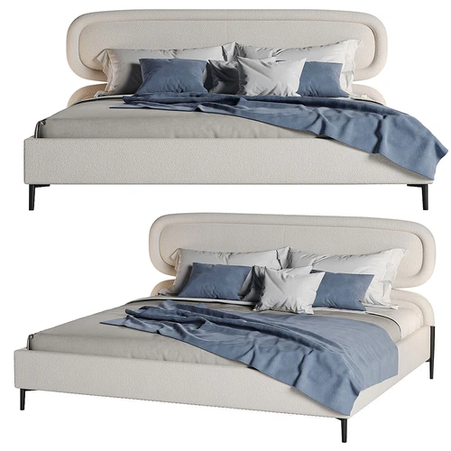Giorgetti 现代布艺双人床