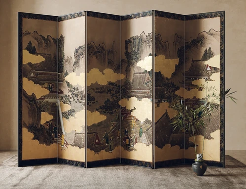 新中式屏风隔断