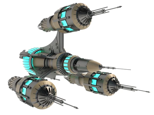现代风格宇宙飞船