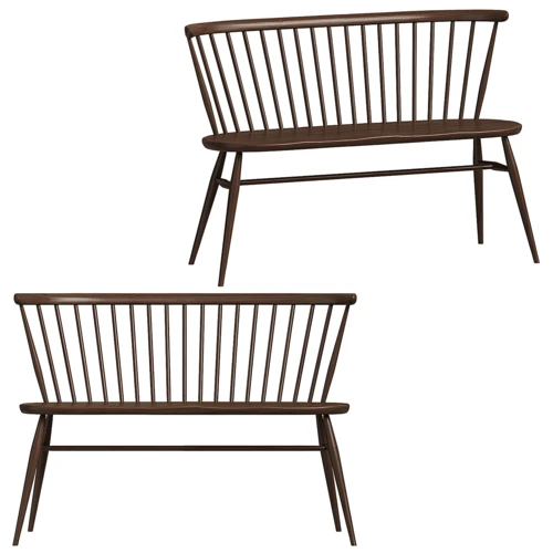 Loveseat 现代实木单人沙发