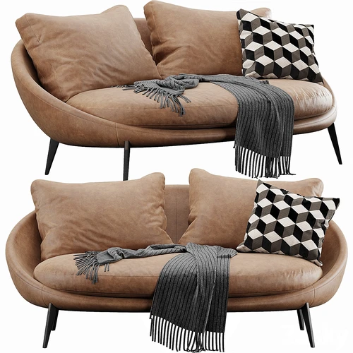 Minotti 现代双人沙发