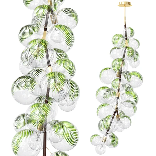 现代植物吊灯