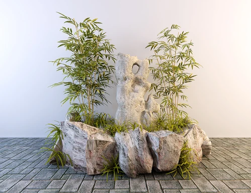 现代景观植物竹子